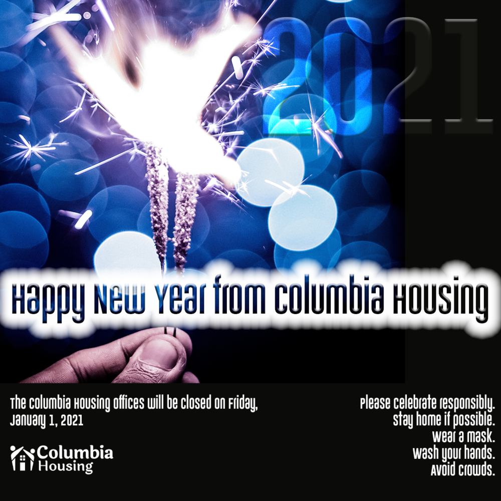 Happy New Year from Columbia Housing