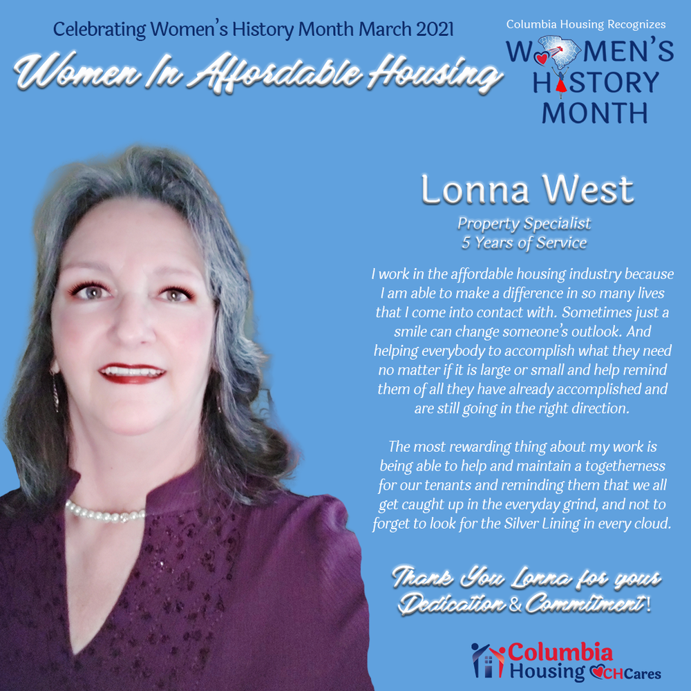 Celebrating Women in Affordable Housing - Lonna West