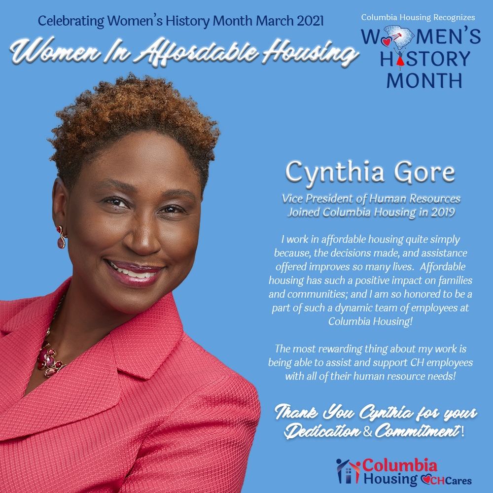 Celebrating Women in Affordable Housing - Cynthia Gore