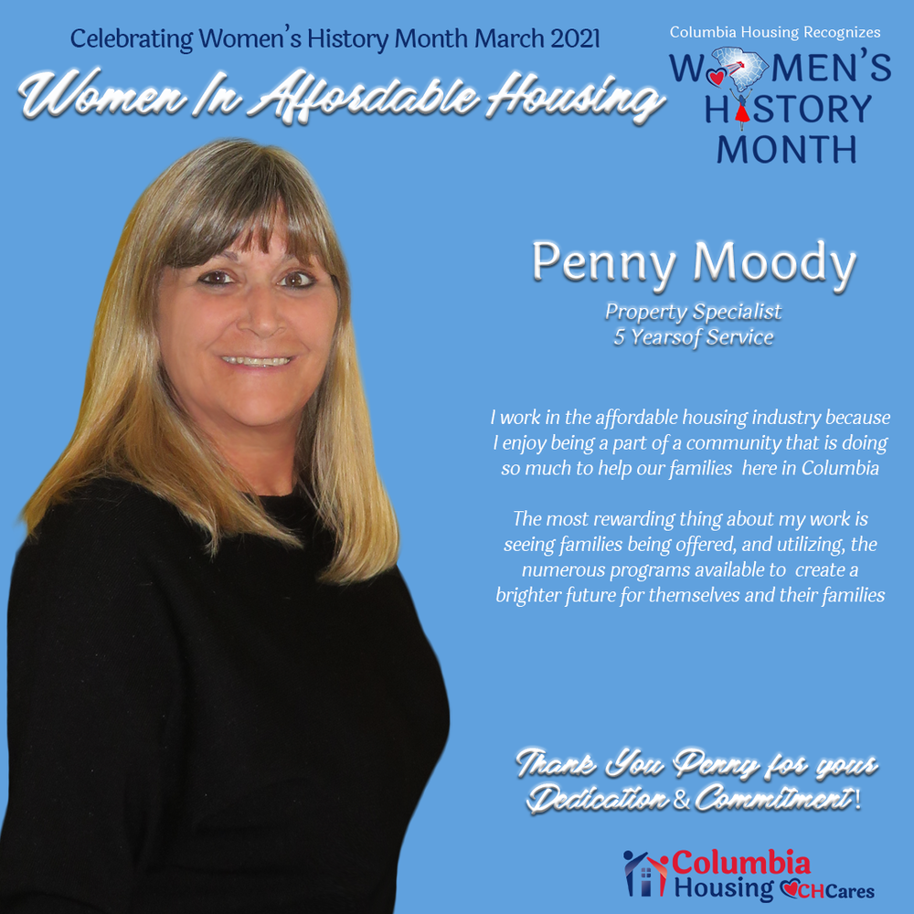 Celebrating Women in Affordable Housing - Penny Moody
