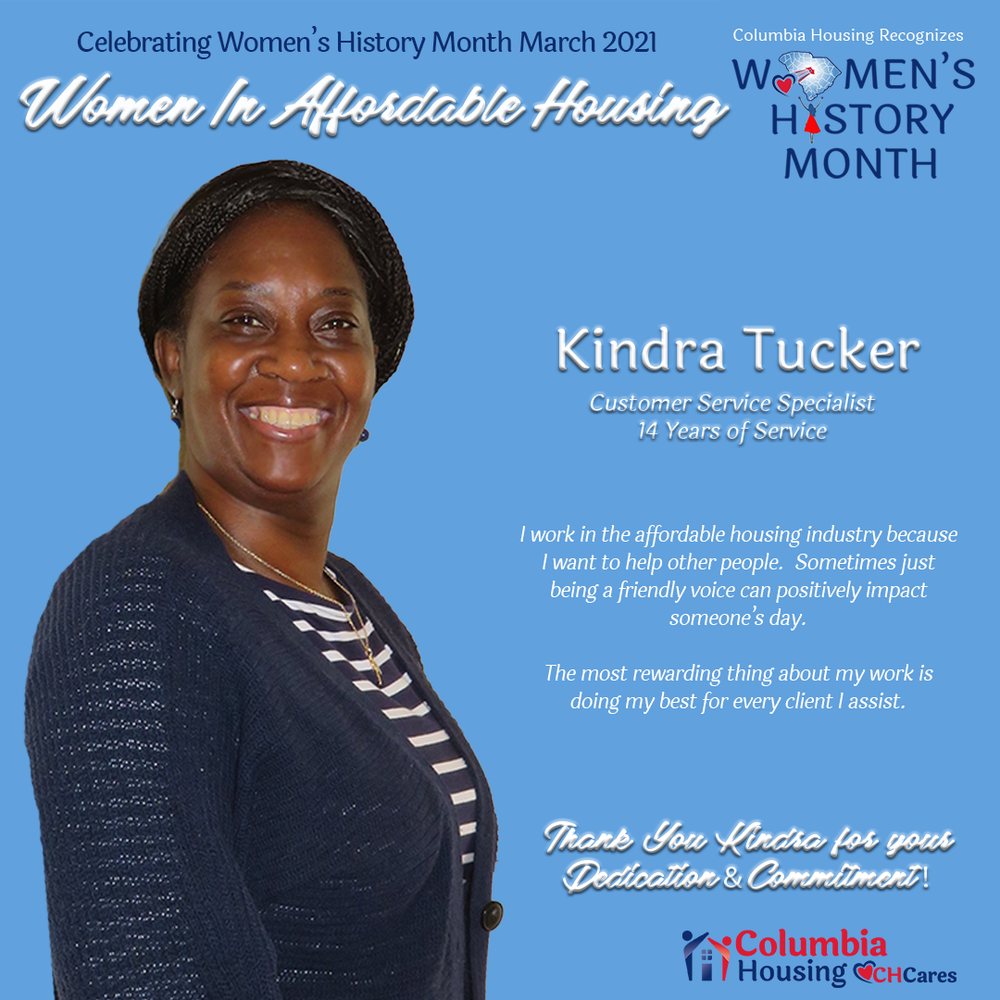 Celebrating Women in Affordable Housing - Kindra Tucker
