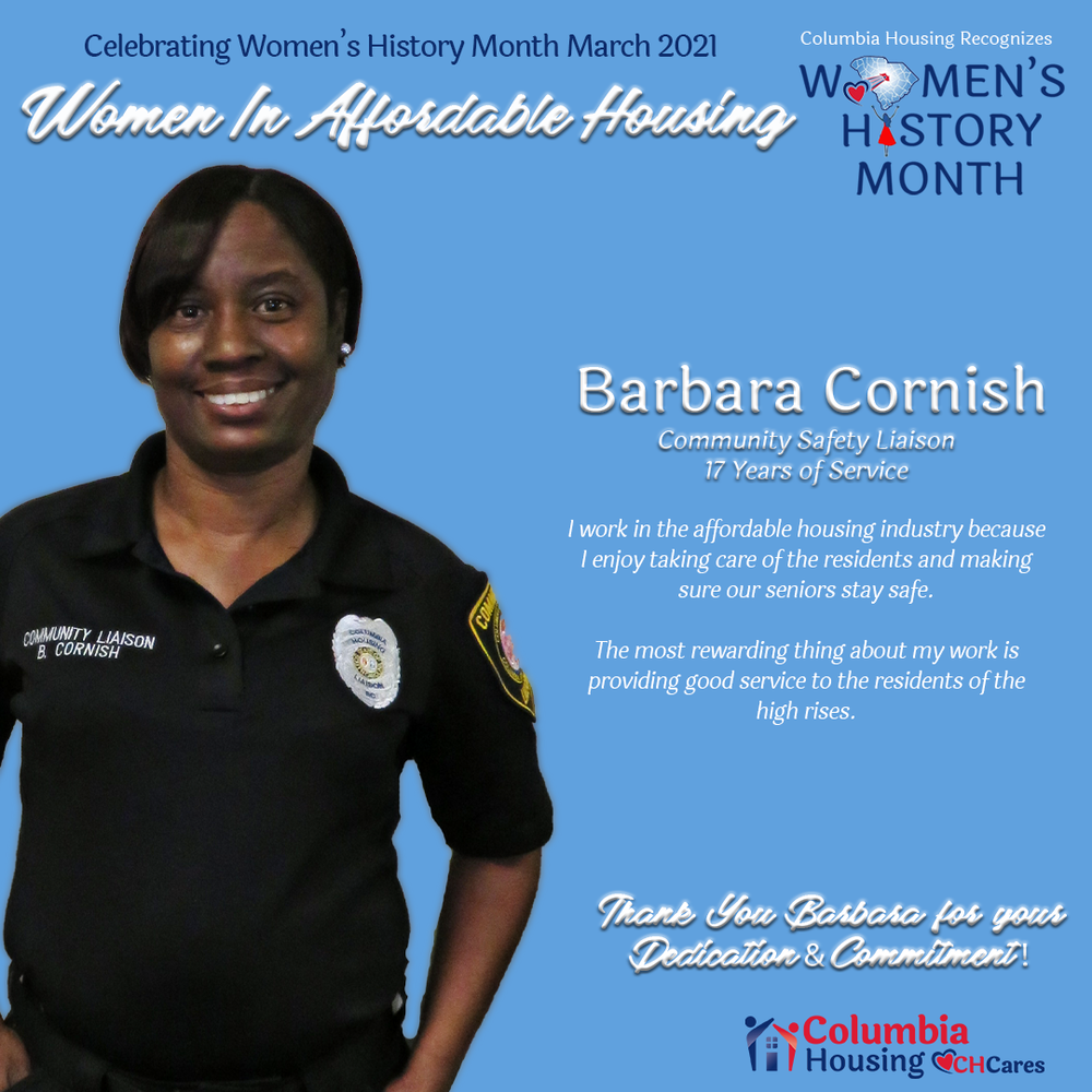 Celebrating Women in Affordable Housing - Barbara Cornish