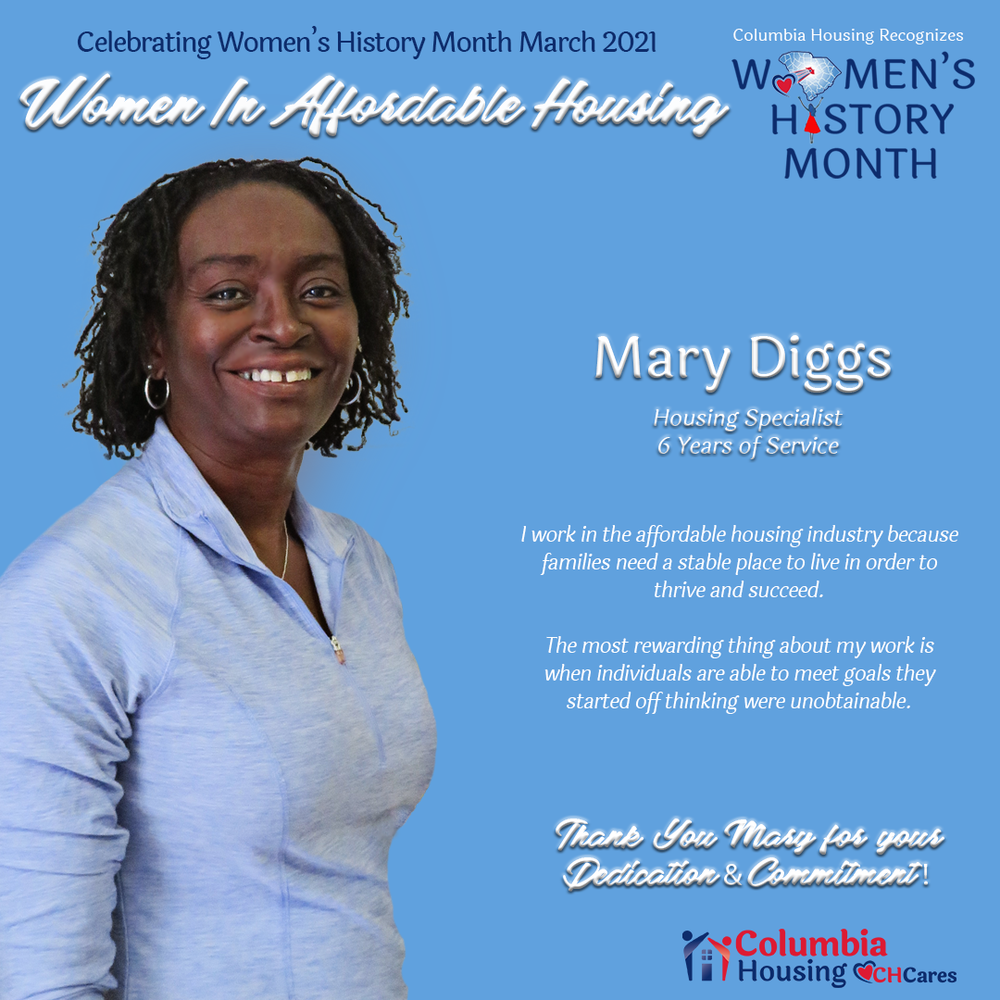 Celebrating Women in Affordable Housing - Mary Diggs