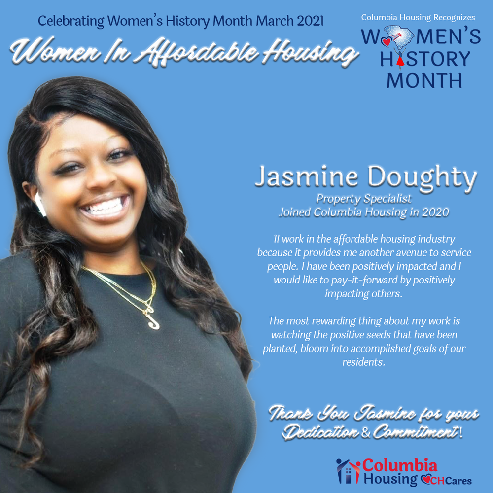 Celebrating Women in Affordable Housing - Jasmine Doughty