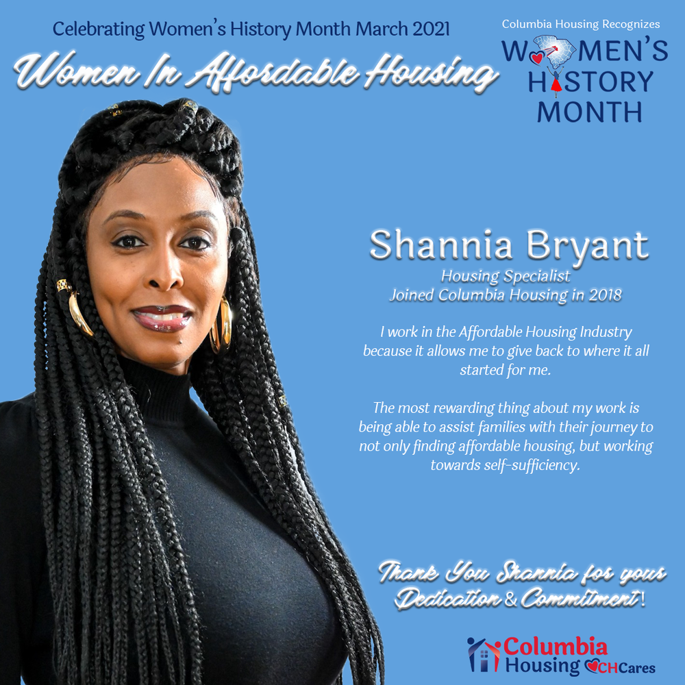 Celebrating Women in Affordable Housing - Shannia Bryant
