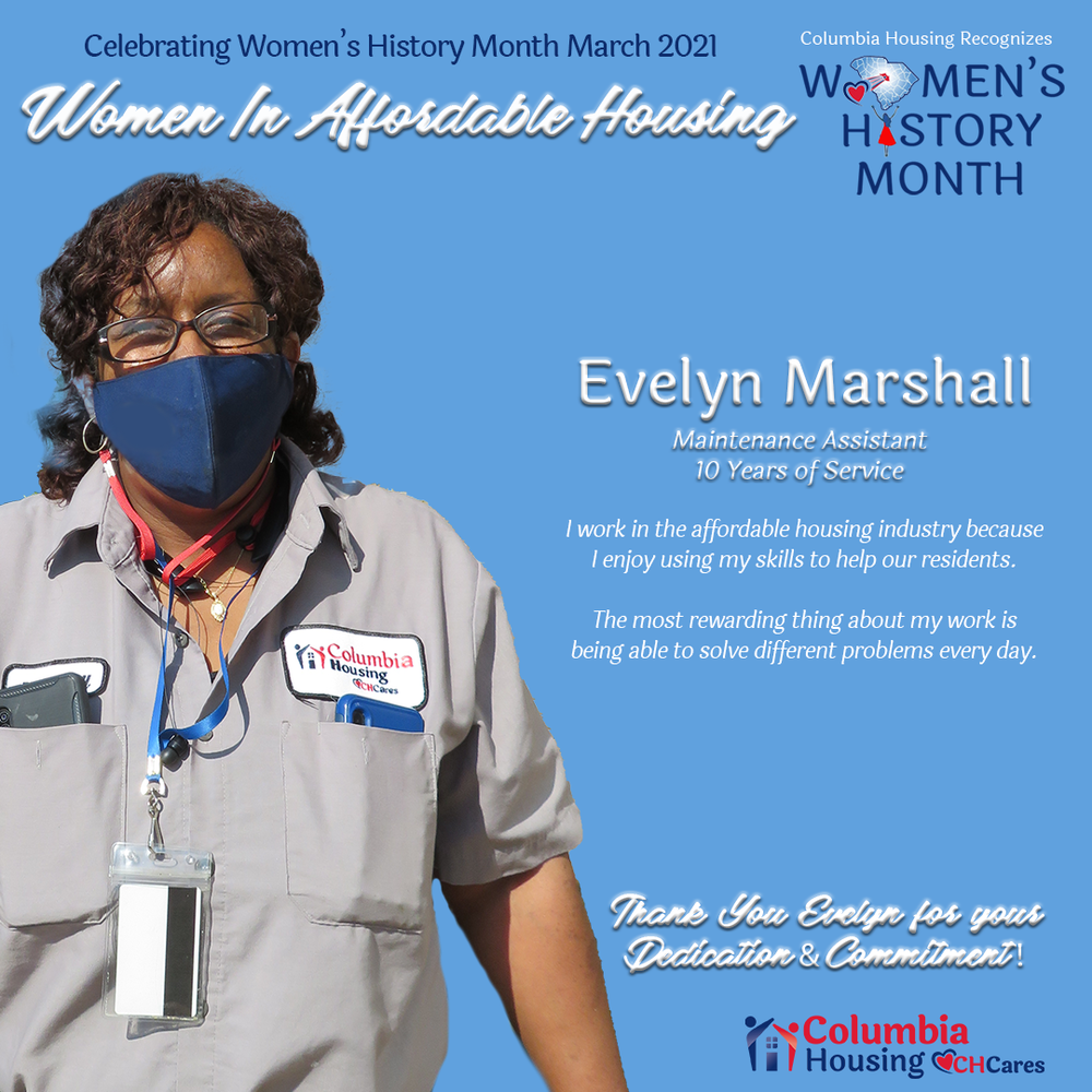 Celebrating Women in Affordable Housing - Evelyn Marshall