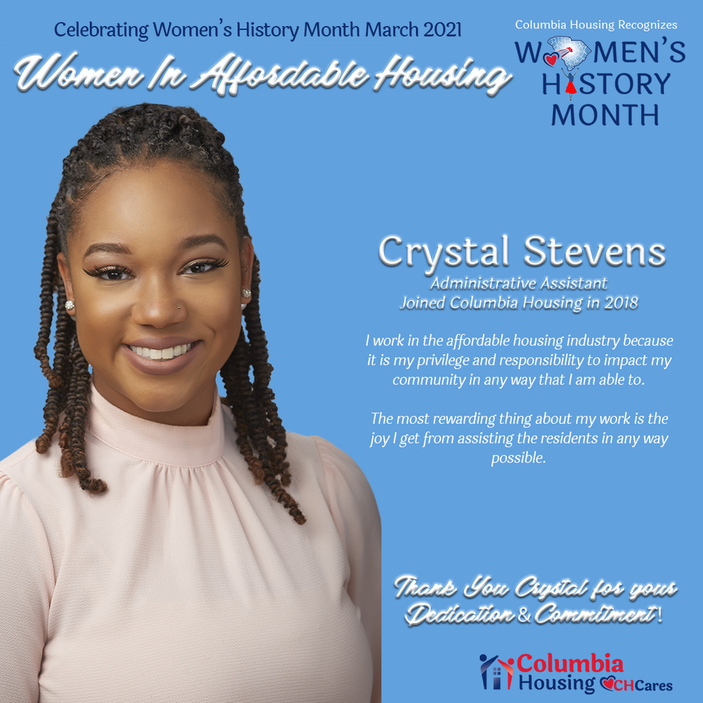 Celebrating Women in Affordable Housing  - Crystal Stevens