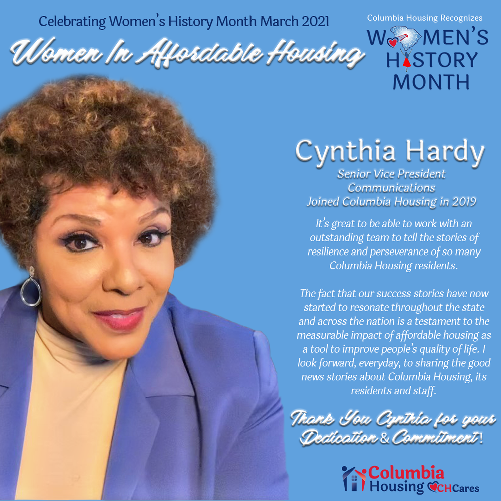 Celebrating Women in Affordable Housing - Cynthia Hardy