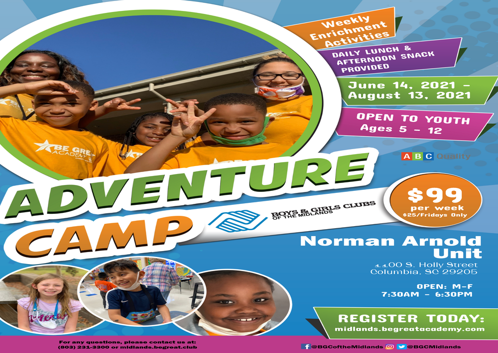 Norman Arnold Summer Camp Flyer.png
