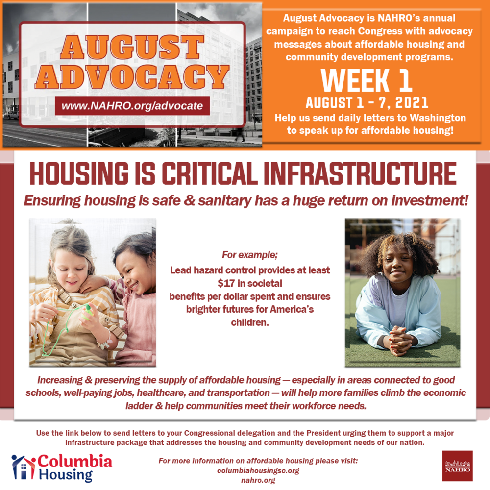 Advocate for affordable housing