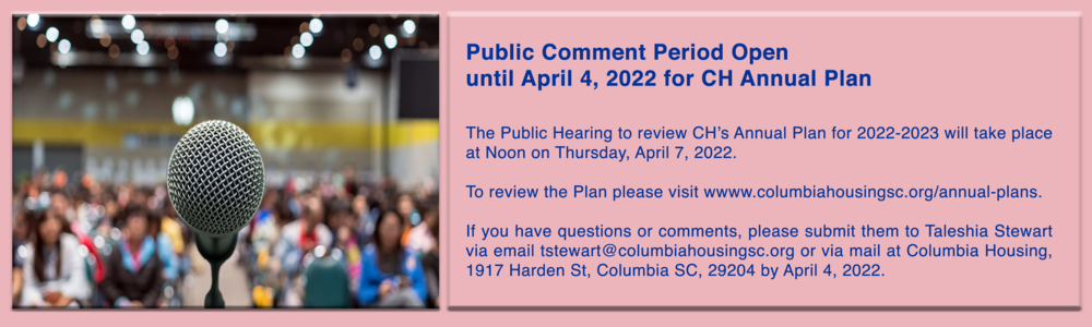 Invitation for public to comment on annual plan