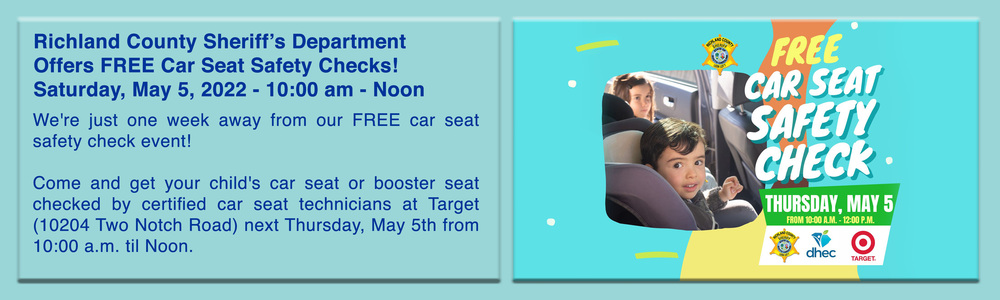 Free car seat safety check