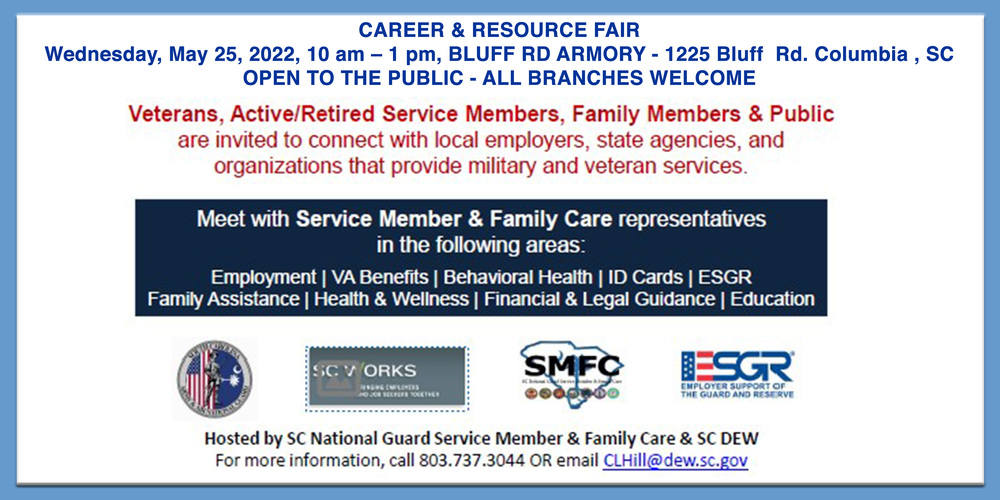 Hiring Event sponsored by National Guard