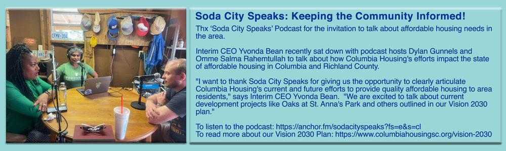 Yvonda Bean appears on Soda City Speaks podcast