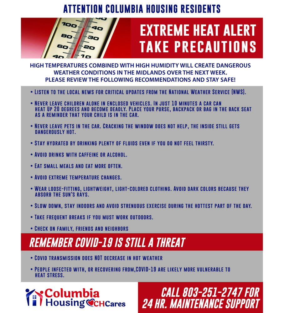 Take precautions in the extreme heat this week