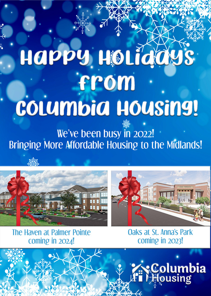 Holiday Card from Columbia Housing