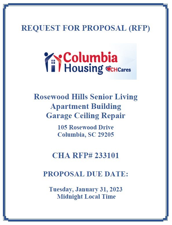 Request for Proposals Rosewood Senior Building Parking Garage Repair