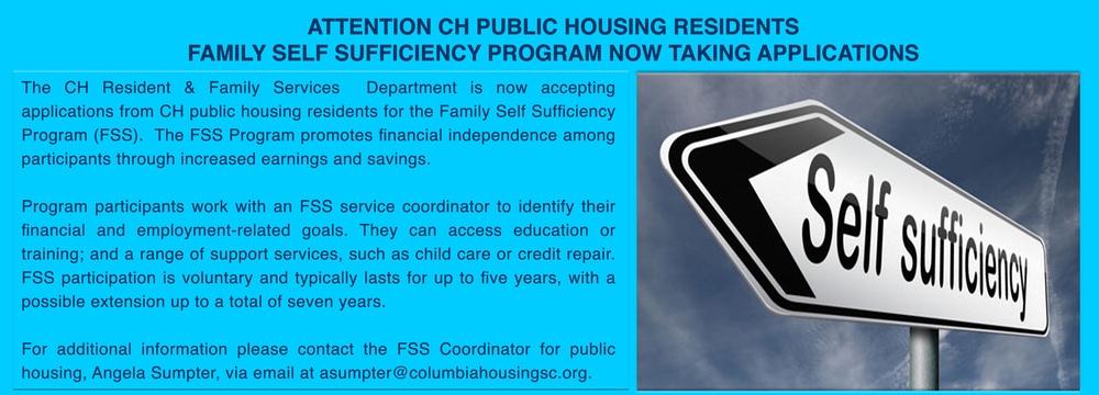 CH Family Self Sufficiency program now taking applications