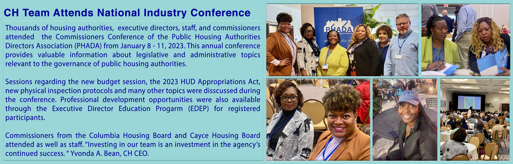 CH Staff and Board members attend industry conference