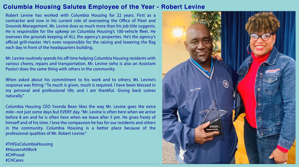 Employee of the Year - Robert Levine