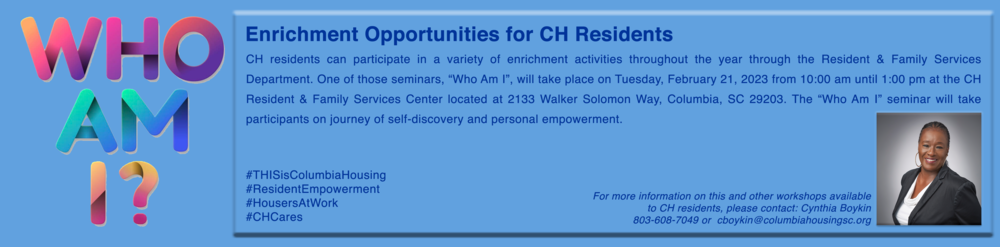 Enrichment Opportunities for CH residents