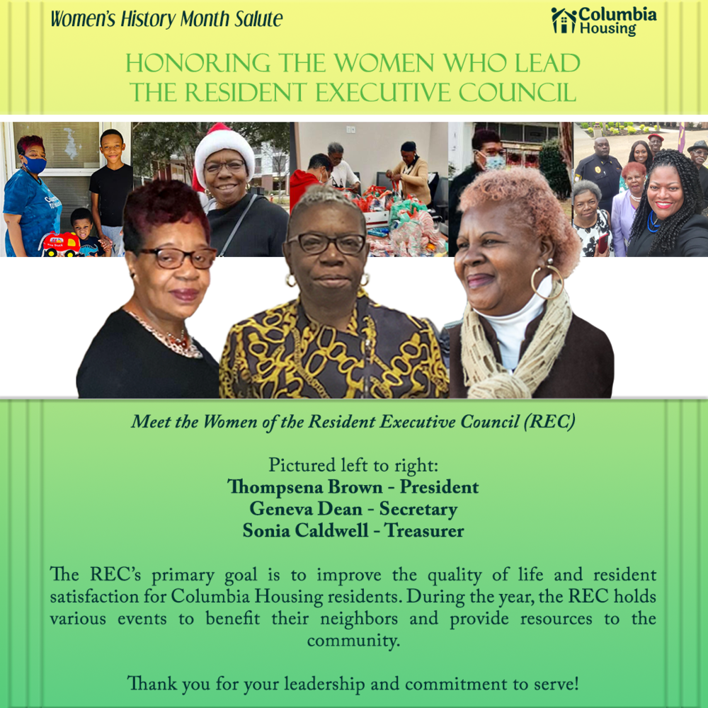 Honoring the women who lead the Resident Executive Council