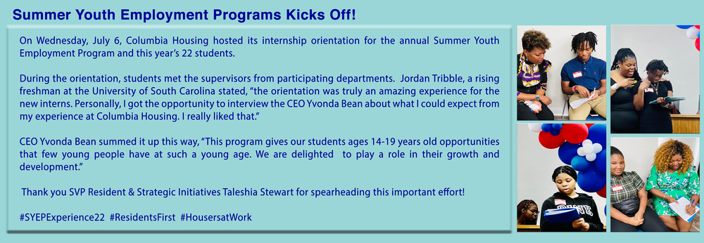 Summer Youth Employment Program kicks off