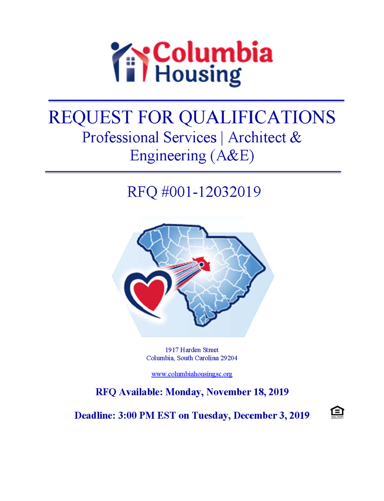 RFQ #001-12032019 - Architecture and Engineering