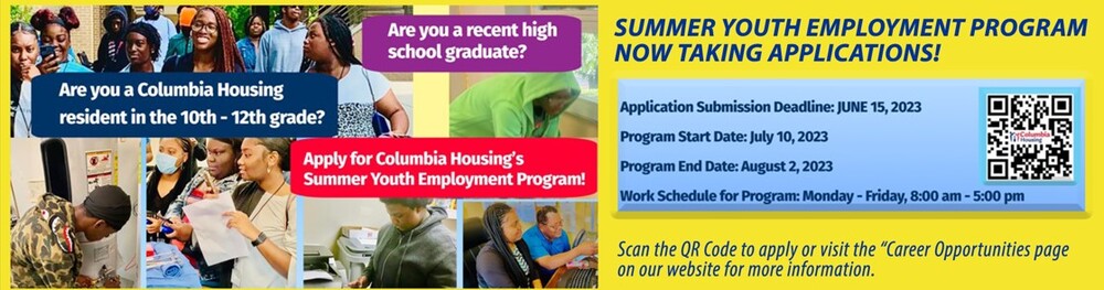 Apply now for summer youth program