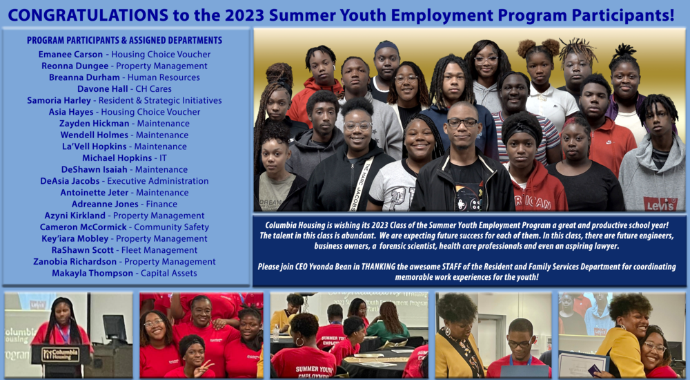 Summer Youth Employment Program Class of 2023