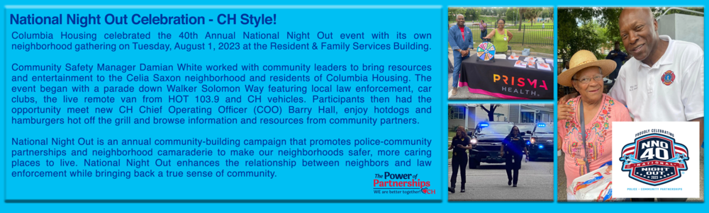 2023 National Night Out Event at CH