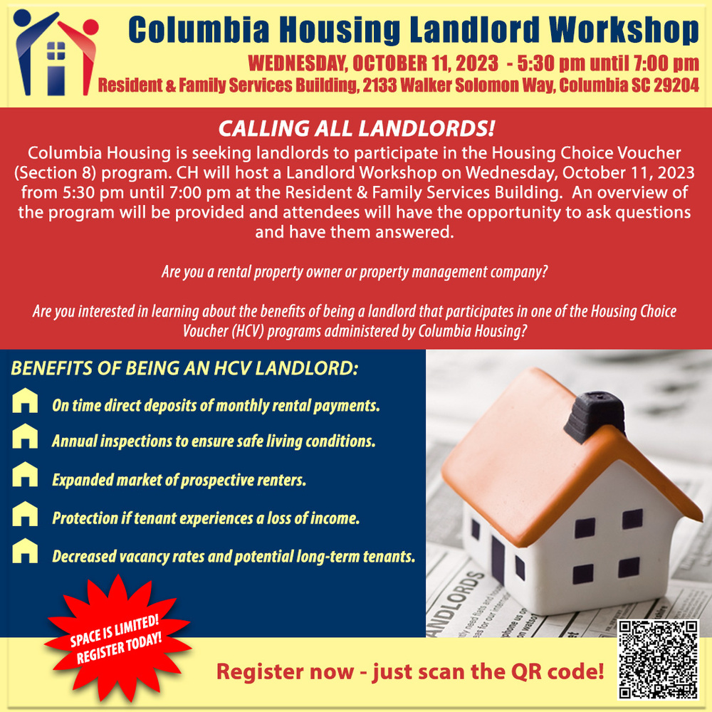 Landlord Workshop to be held October 11, 2023